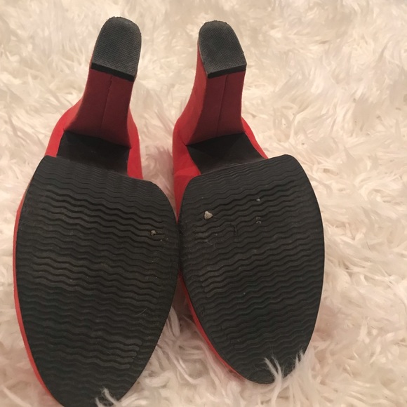 ♥️Mossimo Red Block Heels - Picture 4 of 5